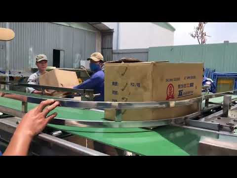 băng tải thùng inox thành phẩm