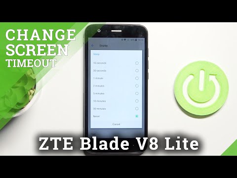 How to Set Screen Timeout in ZTE Blade V8 Lite – Find Sleep Options