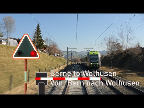 Cab ride Berne to Wolhusen - Führerstandsmitfahrt Bern nach Wolhusen