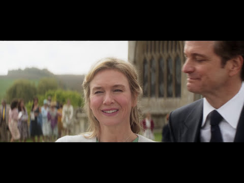 Trailer shot of Bridget, Mark, and Jack in a hospital corridor, underscored by brisk strings and pop teasers
