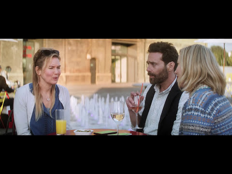 Official trailer thumbnail for Bridget Jones’s Baby (2016) with Renée Zellweger holding a sonogram