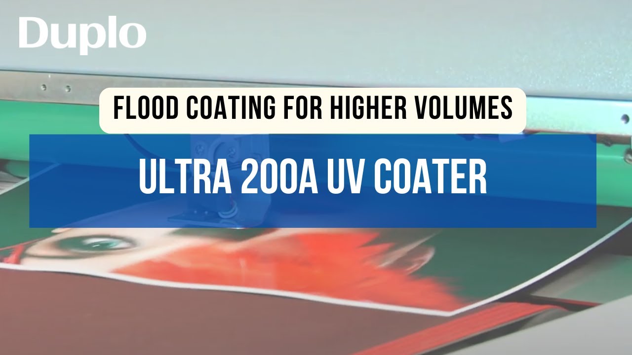 Ultra 200A/Ultra 200 Pro UV Coater | Duplo USA YouTube Vidéo