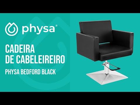 vídeo - Cadeira de cabeleireiro - 200 kg - Preto