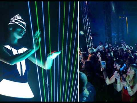 promo video laser harp show illizium dubai