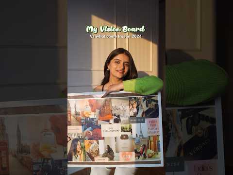 Manifestation workss | My 2024 Vision Board #visionboard #manifestation #visionboard2024