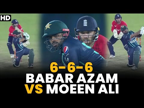 6 - 6 -6 | Babar Azam vs Moeen Ali | Pakistan vs England | 2nd T20I 2022 | PCB | MU2L