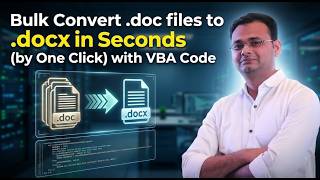 Bulk Convert .doc files to .docx in Seconds (by One Click) with VBA Code