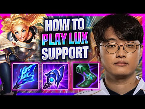 LEARN HOW TO PLAY LUX SUPPORT LIKE A PRO! - TL Corejj Plays Lux Support vs Galio! | Preseason 2023