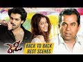 Ready Movie Back To Back Best Scenes | Ram Pothineni | Genelia | Brahmanandam | Ready Comedy Scenes