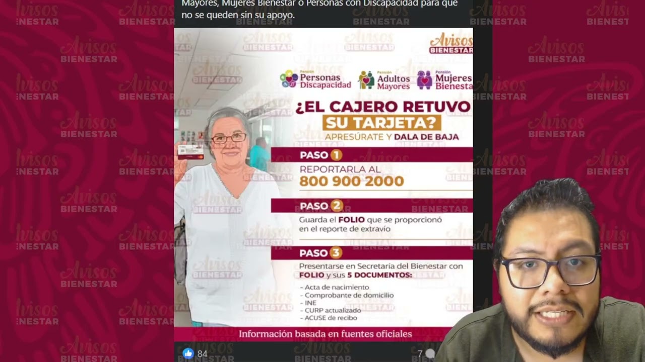 ¿Que hacer si el cajero se quedó con tu tarjeta del Banco del Bienestar? pensión bienestar 2026