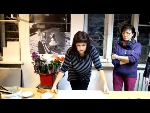 Майстер клас акварелі Марини Рожнятовської. Луцьк 2013 - YouTube