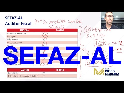 Concurso SEFAZ-AL: análise do edital e dicas de estudo! Auditor de Alagoas