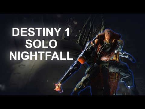 Destiny 1 - SOLO TANIKS NIGHTFALL (Destiny New Character Soloing the Nightfall)