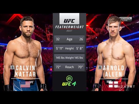 Calvin Kattar vs Arnold Allen full fight