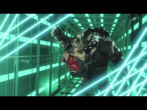 Resident Evil 4 Remake DLC: Separate Ways- Laser Room with boss