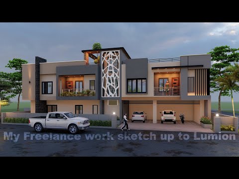 Lumion Photorealistic Rendering from SketchUp Model | Modeling and Importing from SketchUp | Duplex