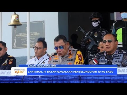 POLDA KEPRI PENGGAGALAN PENYELUNDUPAN 10 KG SABU