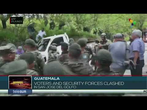 Guatemala: Riots in San Jose del Golfo mark election day