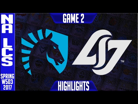 Team Liquid vs CLG Highlights Game 2 - NA LCS W5D3 Spring 2017 - TL vs CLG G2
