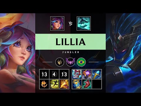 Lillia Jungle vs Hecarim - BR Master Patch 25.06