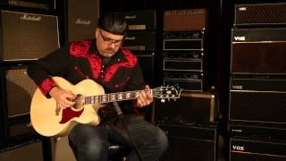 Video thumbnail for Gibson Montana Limited Edition J-185 EC Flame Top  •  SN: 12054080 by Wildwood Guitars