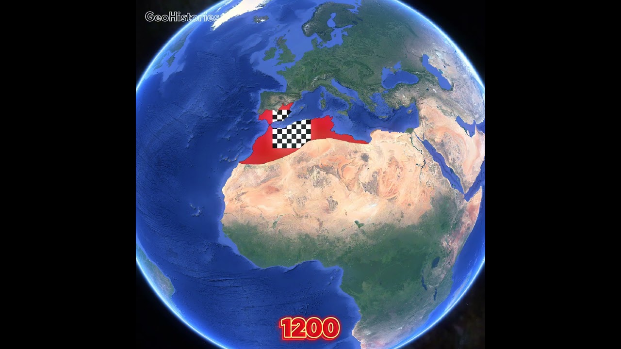 Evolution of Algeria #maps #history #historymap