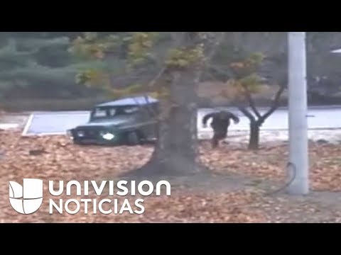 El dramático momento en que un soldado desertor escapa de Corea del Norte