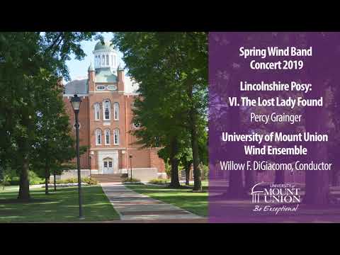 Lincolnshire Posy: VI. The Lost Lady Found by Percy Grainger