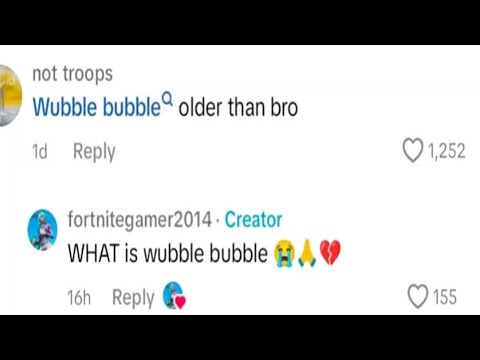 WHAT is wubble bubble 😭🙏💔