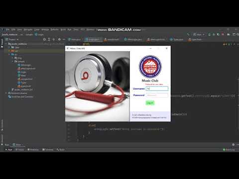 Simple LogIn form project based on JavaFX (scene builder)