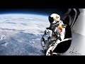 Record breaking space jump - free fall faster than speed of sound - Red Bull Stratos.