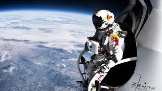 Record breaking space jump