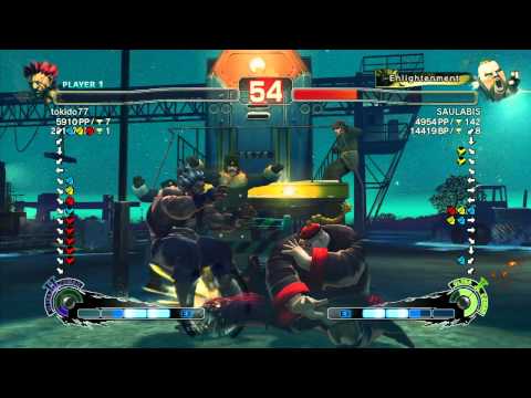 SSF4 AE: Tokido (Akuma) vs SAULABIS (Rufus) - Ranked Match (720p HD)