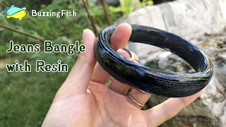 DIY . Make A Jeans Bangle with Resin | Resin Art