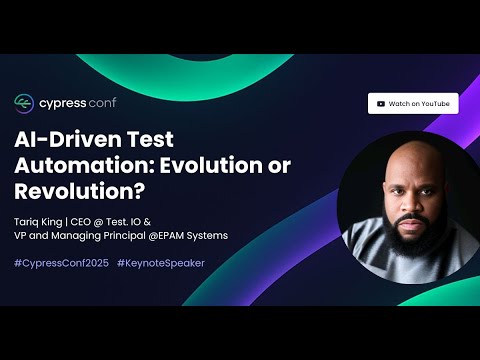 AI-Driven Test Automation: Evolution or Revolution? | Tariq King