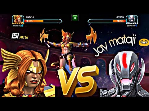 6 Star Angela vs Ultron Act 5.4 Final Boss | Marvel Contest of Champions