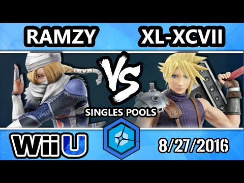 Shine 2016 Smash 4 - Ramzy (Sheik) Vs. XL-XCVII (Cloud) SSB4 R2 Pools - Smash Wii U