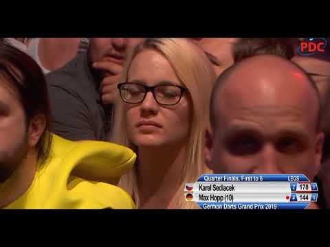 Max Hopp vs Karel Sedlacek German Darts Grand Prix 2019 Quarter