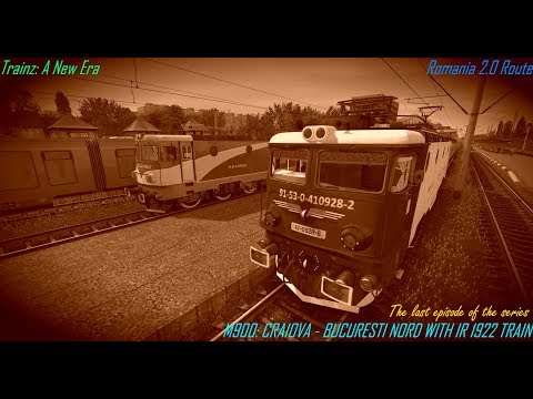 Trainz: A New Era - M900: Craiova - Bucuresti Nord Timelapse on Romania 2.0 Route
