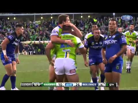 NRL 2015 Round 11 Highlights  Raiders Vs Bulldogs