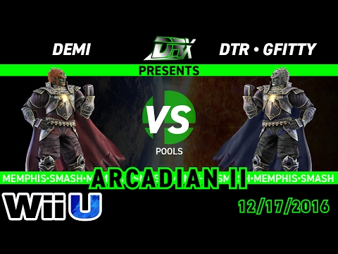 Memphis Arcadian2 - Demi (Ganon, King 3D) vs DTR|Gfitty (Ganon, Peach)