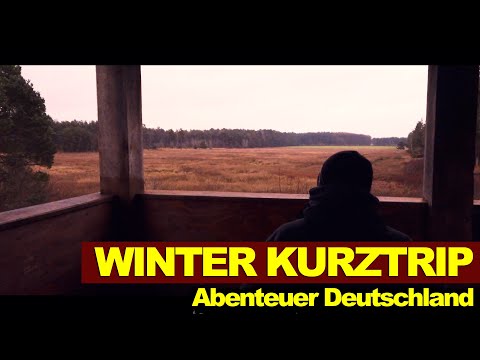 Ausflug im Winter - Campen mit dem Van auch ohne Ausbau Mikroabenteuer