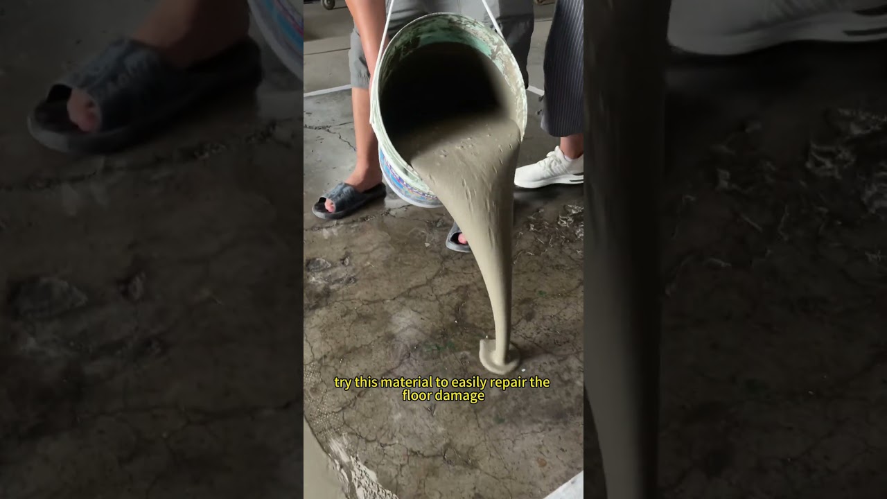 Hard-to-fix floor damage? Quick repairs keep production running! #FactoryOperations