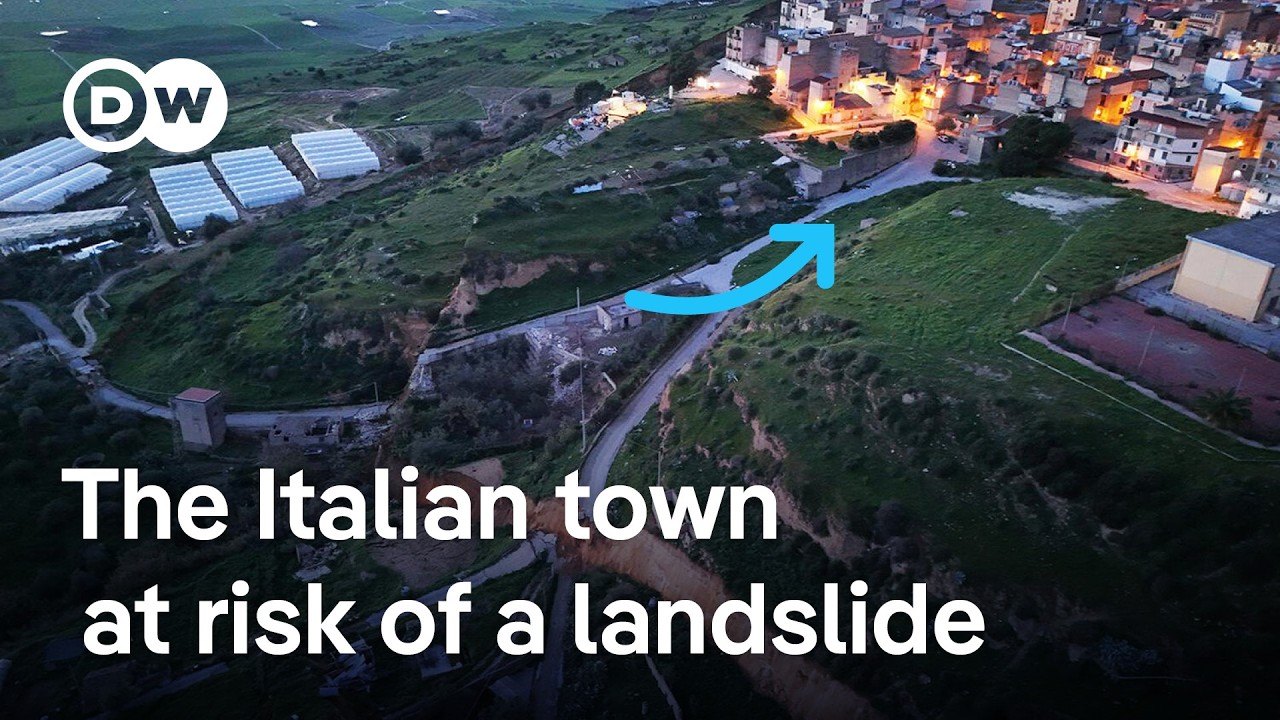 Italy: A town on the edge of falling down a hill | DW News