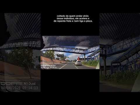 Trecho da zona sul de Teresina-PI. 👉 Acelerou, freou… e esqueceu o básico 🤡