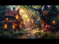 Enchanted Forest Ambience - Witch's Cottage✨Crickets, Frogs, Calm Stream, Sleepy Night Forest Sounds