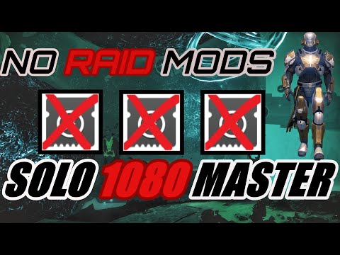 NO Raid/Taken Mods: Solo 1080 Master Nightfall Platinum - The Festering Core (Titan) - Destiny 2