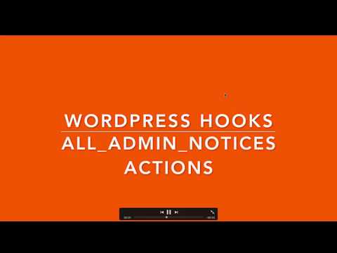 WordPress Hooks Actions all admin notices Part 9 Example