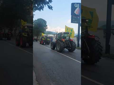 Sfilata trattori 41esima Sagra della Patata a Bocca di Piazza (CS)