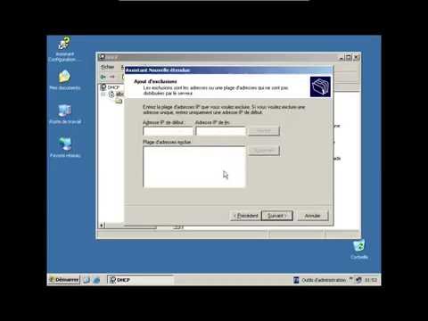 comment installer dhcp sous windows server 2003